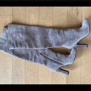 Also Suede over the knee boots